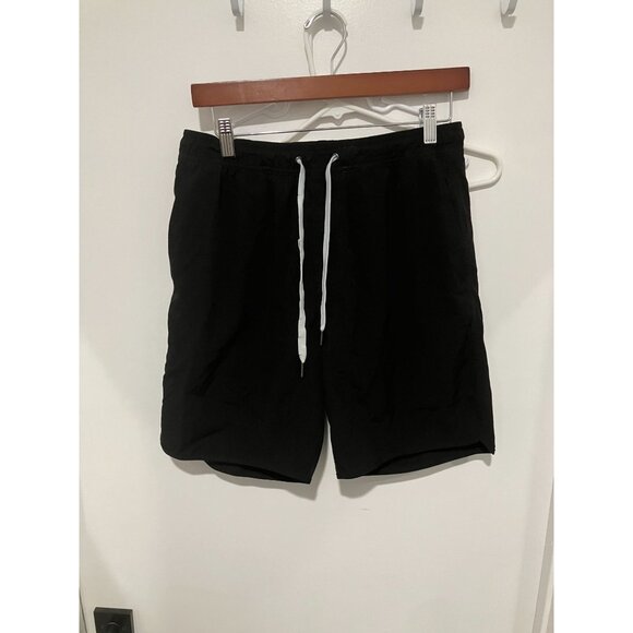 Fair Harbor Men's 8-Inch One Short, Black, Size Medium, Lined - Picture 1 of 4